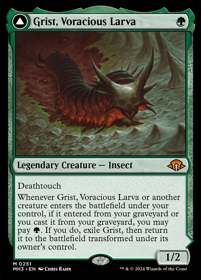 Grist, Voracious Larva // Grist, the Plague Swarm - Foil