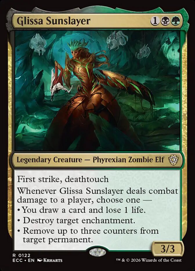 Glissa Sunslayer, Lorwyn Eclipsed Commander Card Art