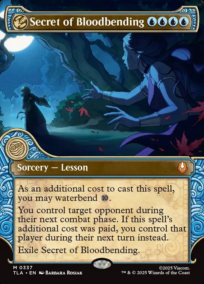 Secret of Bloodbending, Avatar: The Last Airbender Card Art
