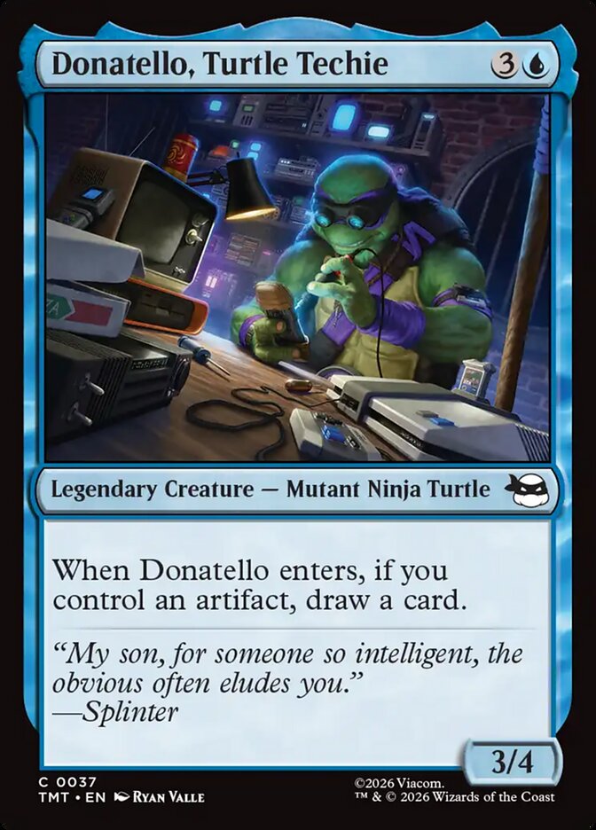 Donatello, Turtle Techie, Teenage Mutant Ninja Turtles Card Art