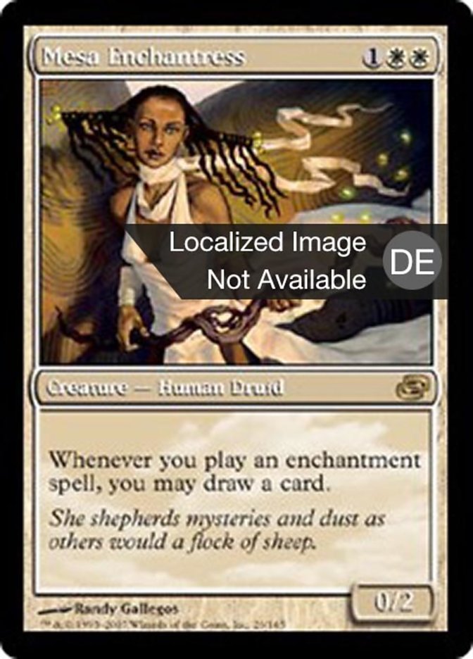 Mesa Enchantress, Planar Chaos Card Art