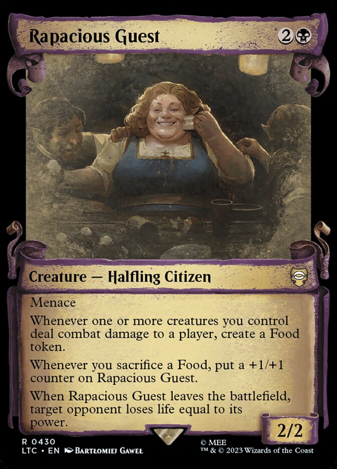 Rapacious Guest, Tales Of Middle-Earth Commander Card Art