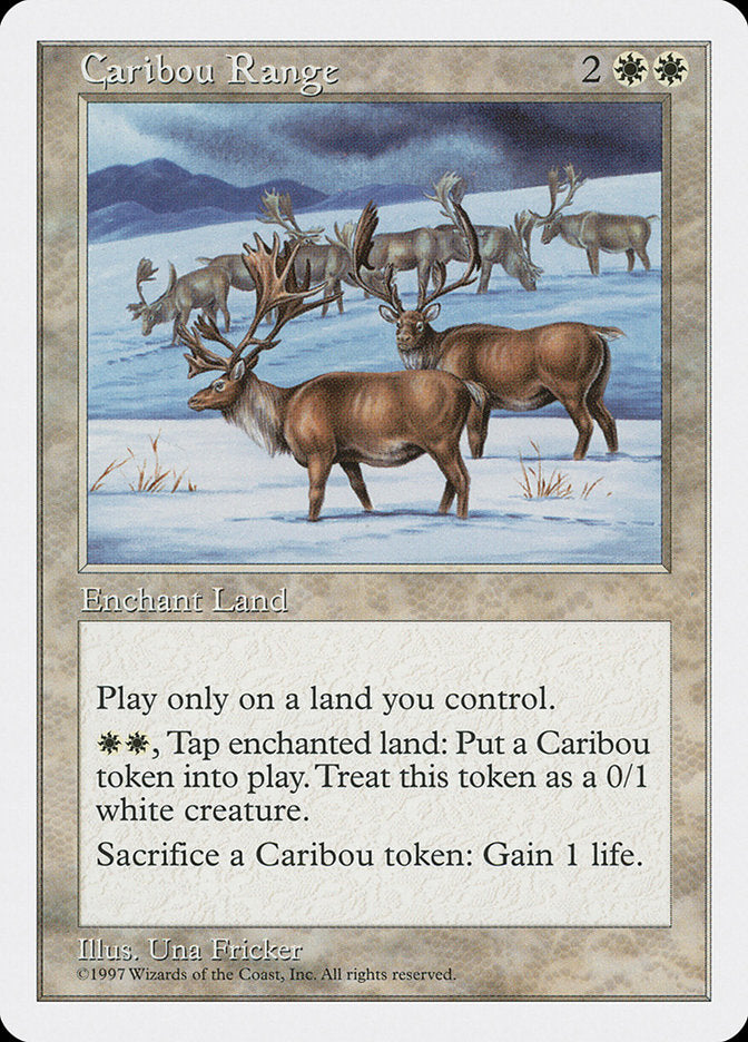 Caribou Range, Fifth Edition Card Art