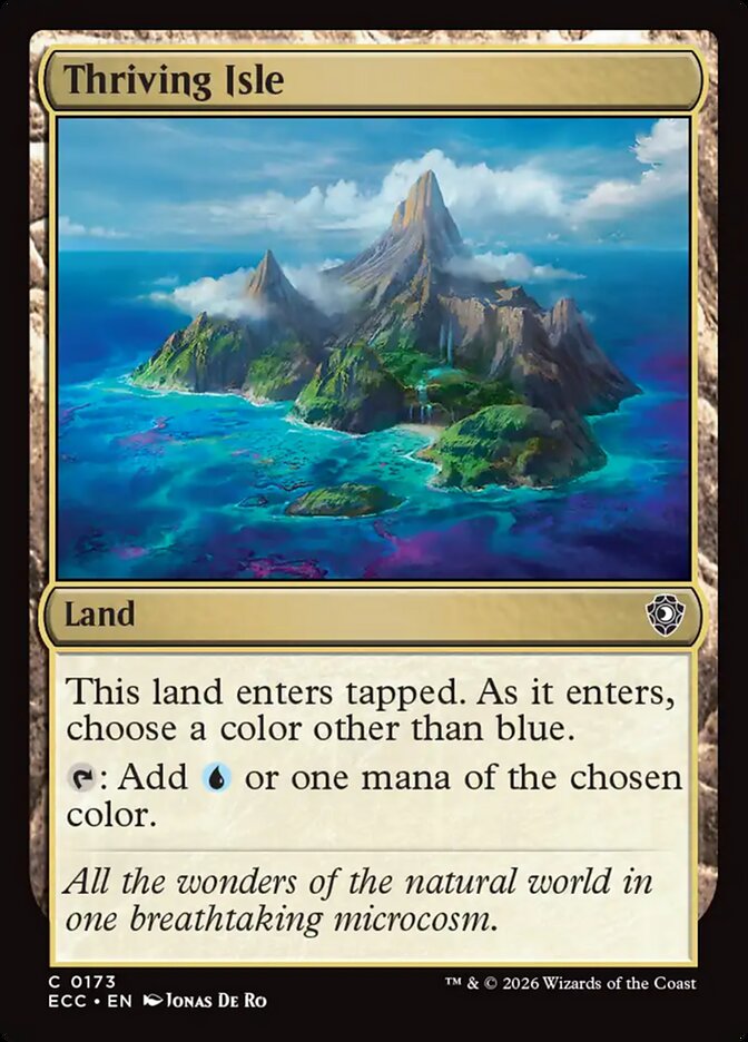 Thriving Isle, Lorwyn Eclipsed Commander Card Art