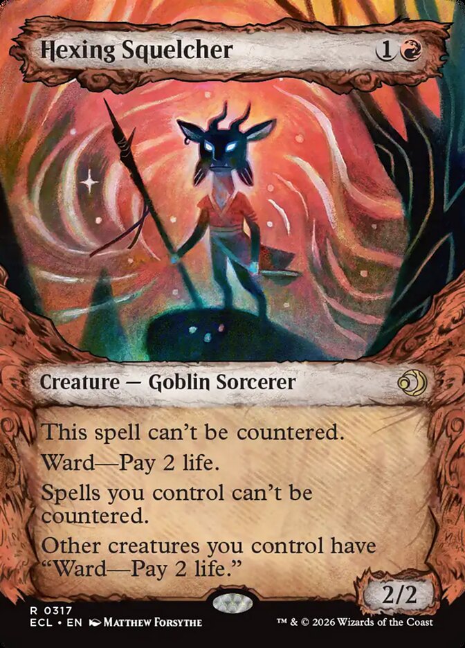 Hexing Squelcher, Lorwyn Eclipsed Card Art