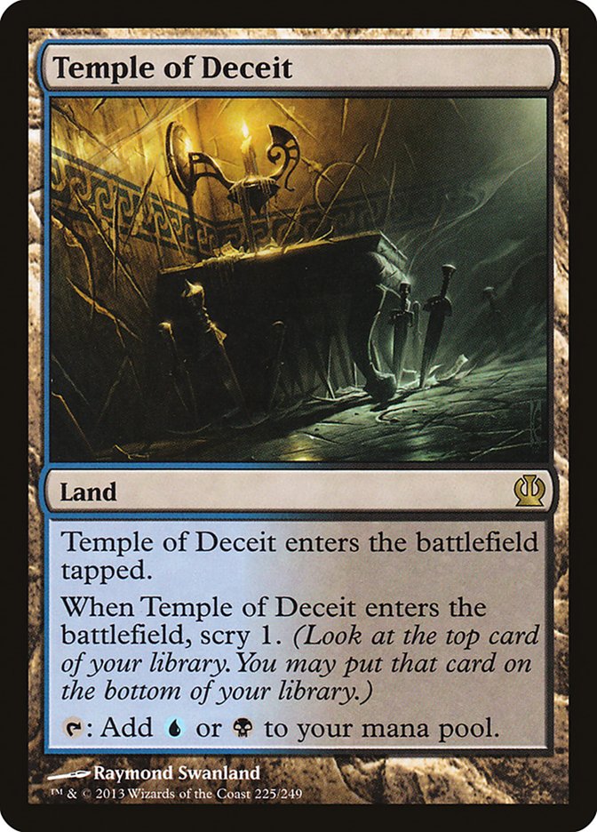 Temple of Deceit, Theros Card Art