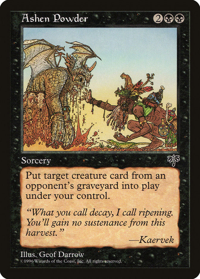 Ashen Powder, Mirage Card Art