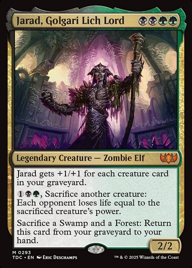 Jarad, Golgari Lich Lord, Tarkir: Dragonstorm Commander Card Art