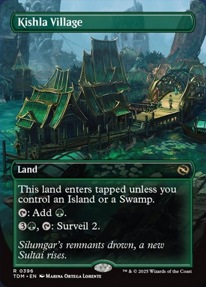 Kishla Village, Tarkir: dragonstorm Card Art