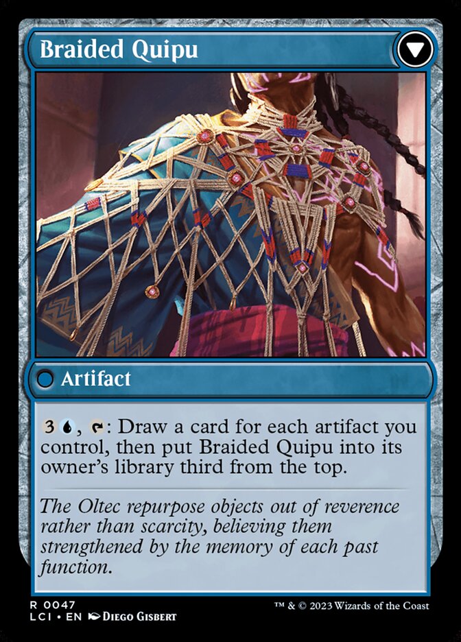 Braided Net // Braided Quipu, The lost caverns of ixalan Card Art