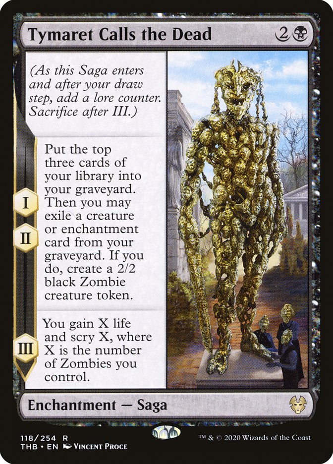 Tymaret Calls the Dead, Theros beyond death Card Art