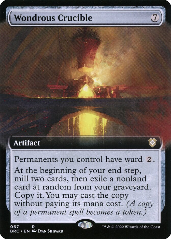 Wondrous Crucible, The Brothers' War Commander Card Art