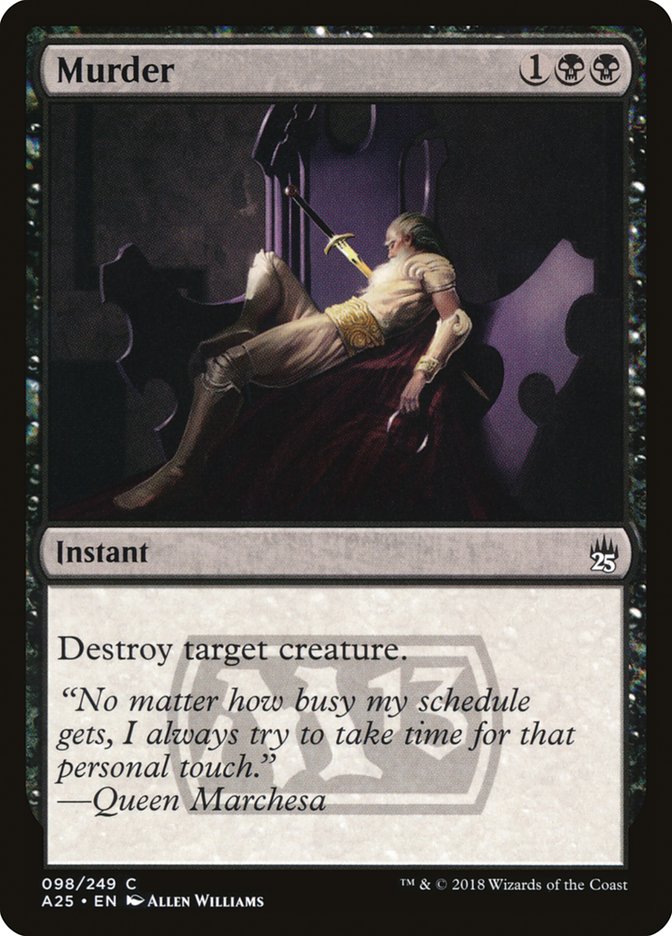 Murder, Masters 25 Card Art