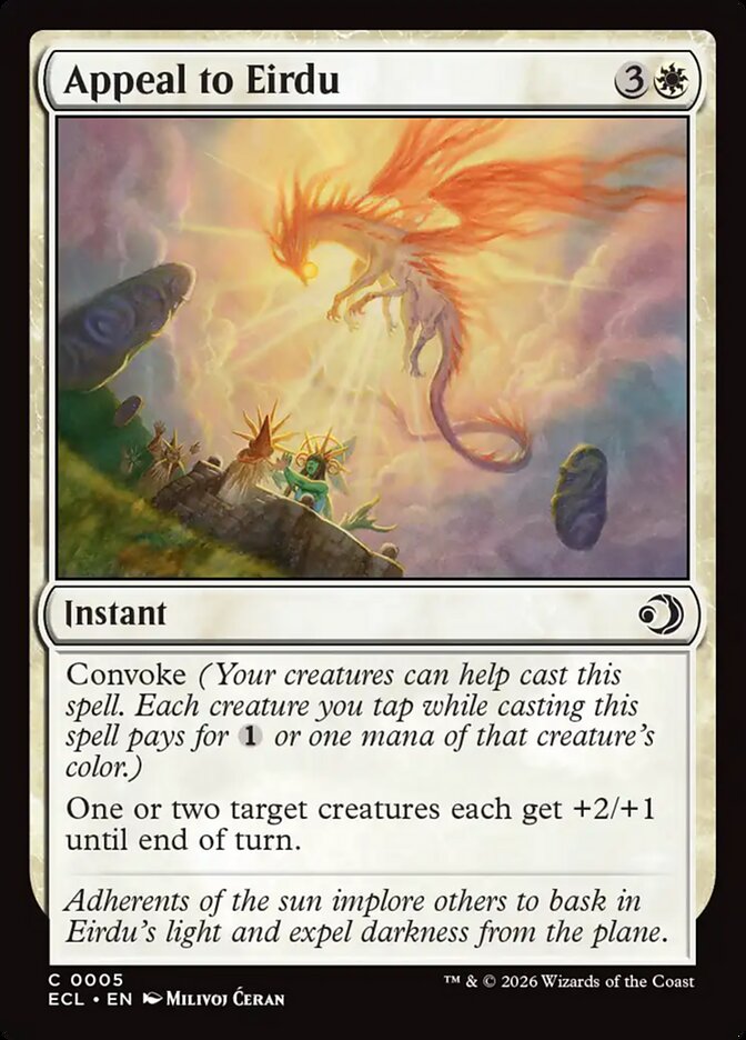 Appeal to Eirdu, Lorwyn Eclipsed Card Art