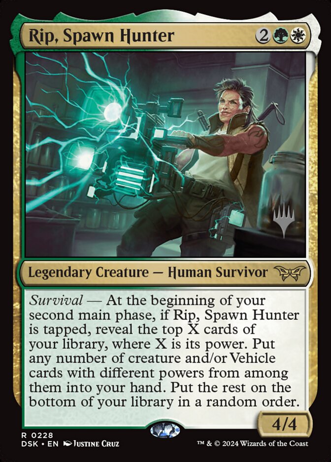 Rip, Spawn Hunter, Duskmourn: house of horror promos Card Art