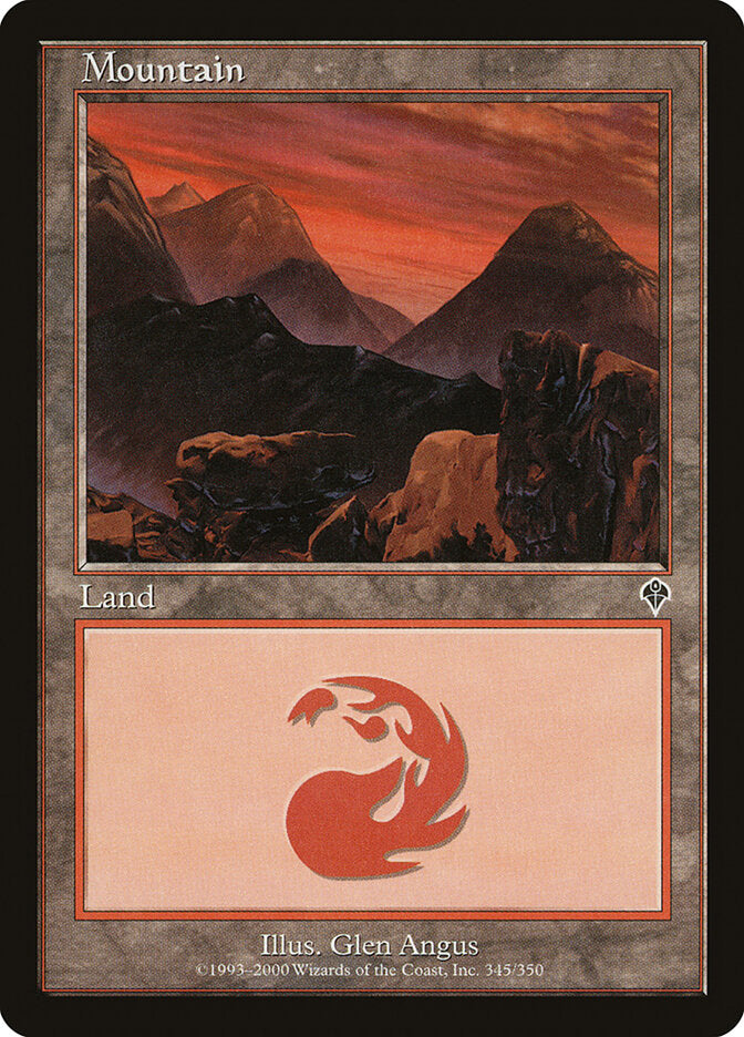 Mountain, Invasion Card Art