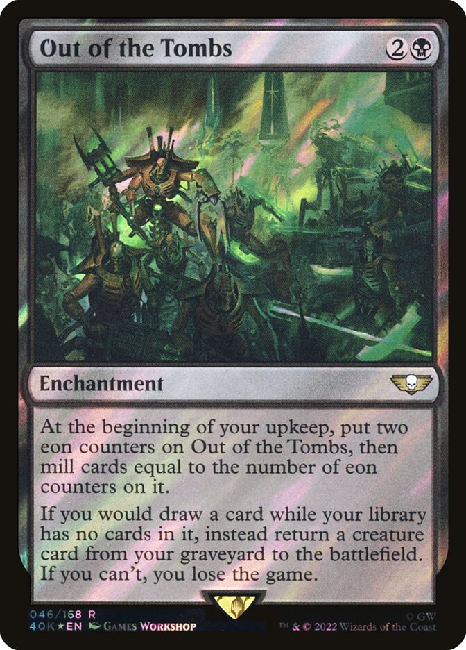 Out of the Tombs, Warhammer 40,000 Commander Card Art