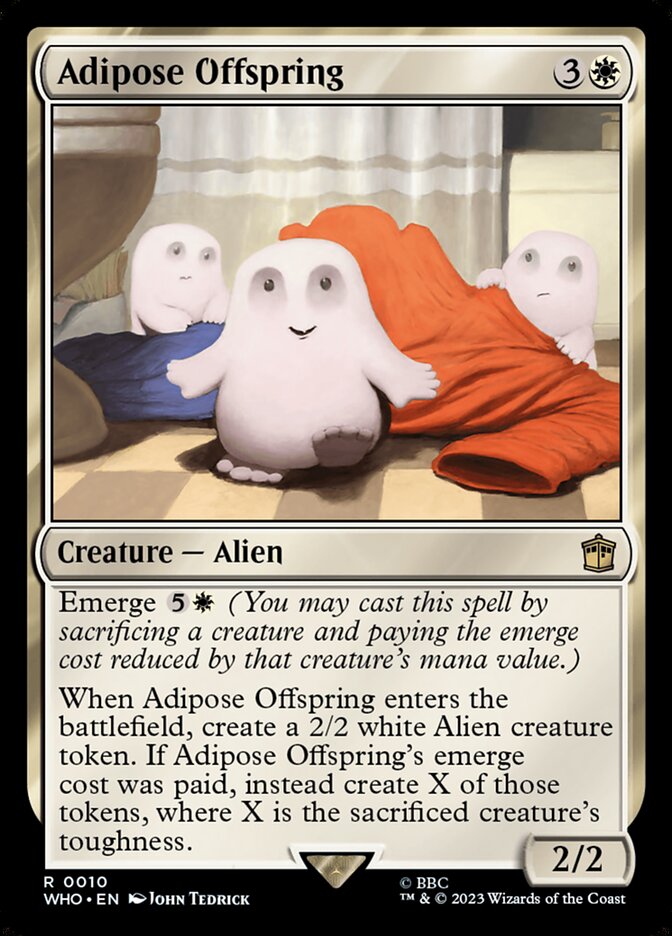 Adipose Offspring, Doctor who Card Art