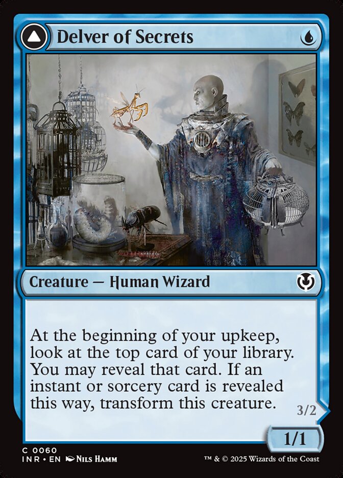 Delver of Secrets // Insectile Aberration - Foil