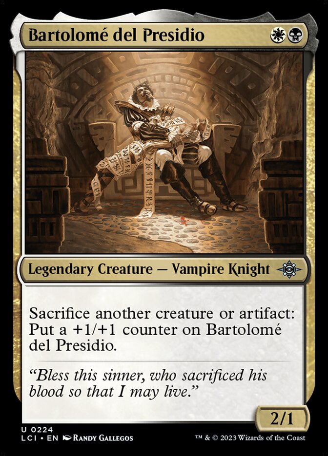 Bartolomé del Presidio, The lost caverns of ixalan Card Art