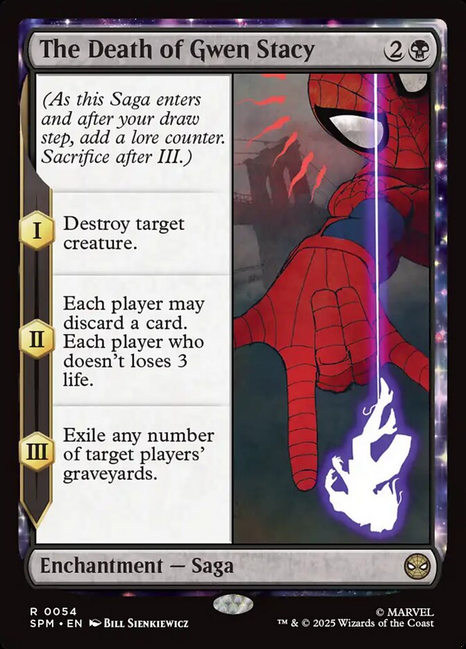 The Death of Gwen Stacy, Marvel'S Spider-Man Card Art