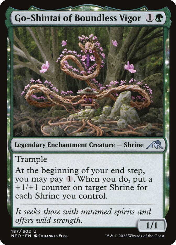 Go-Shintai of Boundless Vigor, Kamigawa: neon dynasty Card Art