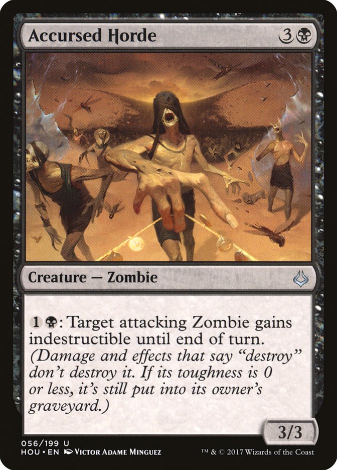 Accursed Horde, Hour Of Devastation Card Art
