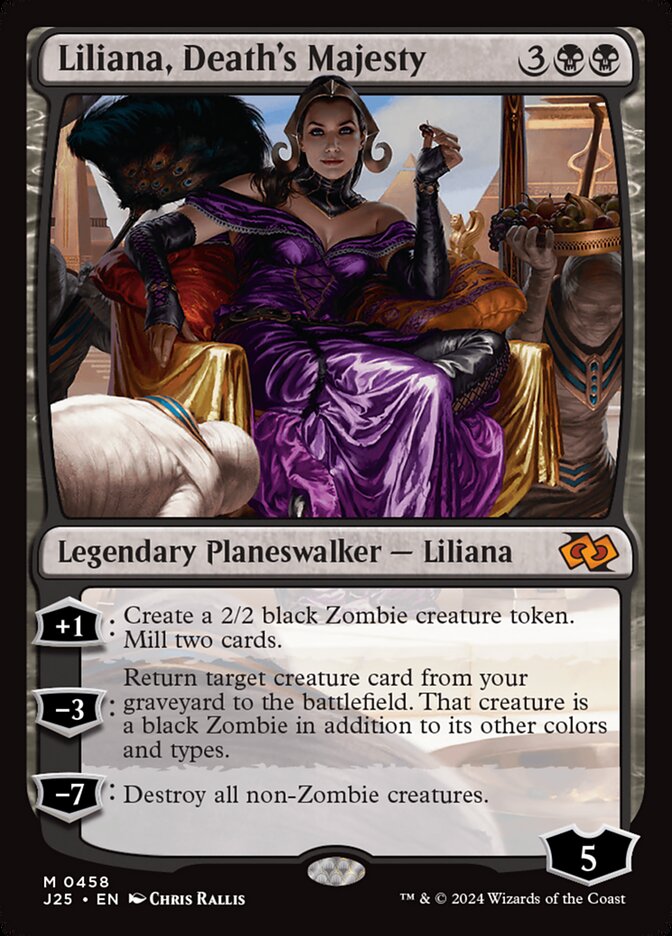 Liliana, Death's Majesty, Foundations jumpstart Card Art