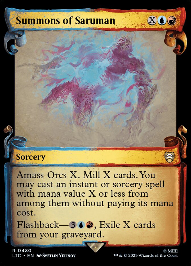 Summons of Saruman, Tales Of Middle-Earth Commander Card Art