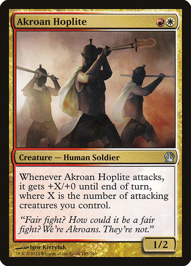 Akroan Hoplite, Theros Card Art