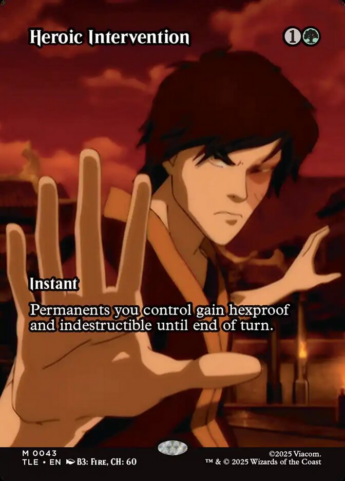 Heroic Intervention, Avatar: The Last Airbender Eternal Card Art