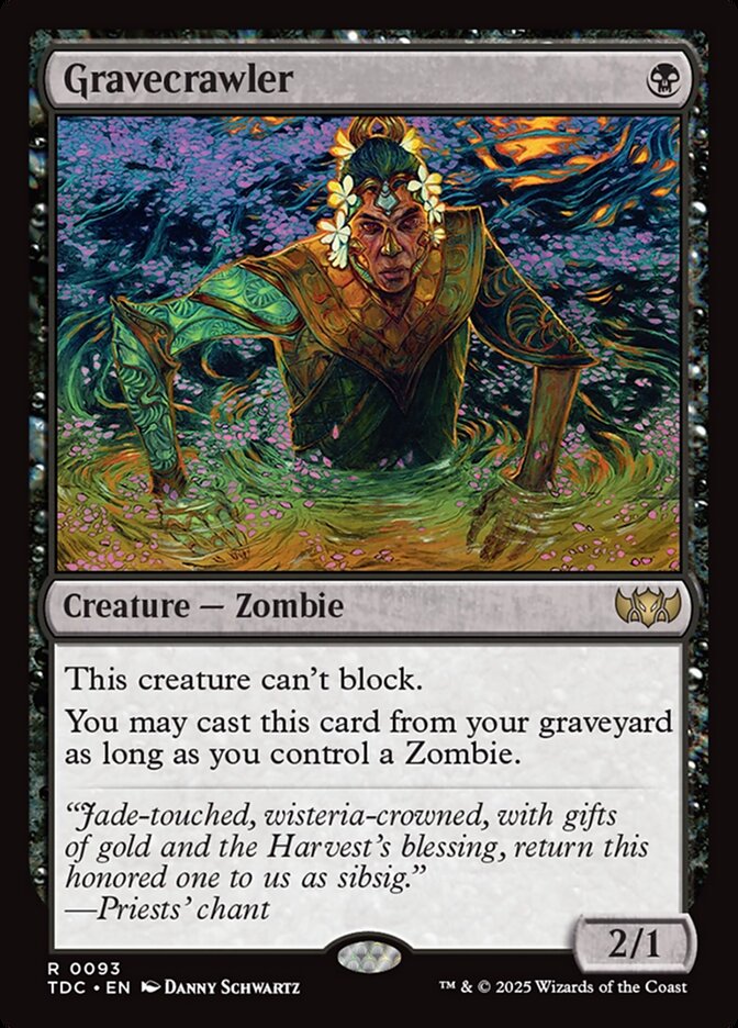 Gravecrawler, Tarkir: Dragonstorm Commander Card Art
