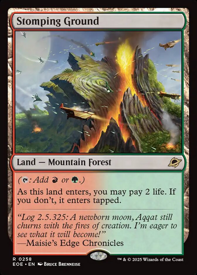 Stomping Ground, Edge of eternities Card Art