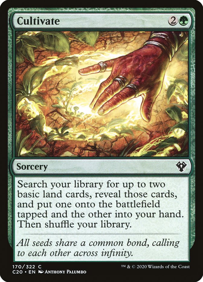 Cultivate, Commander 2020 Card Art