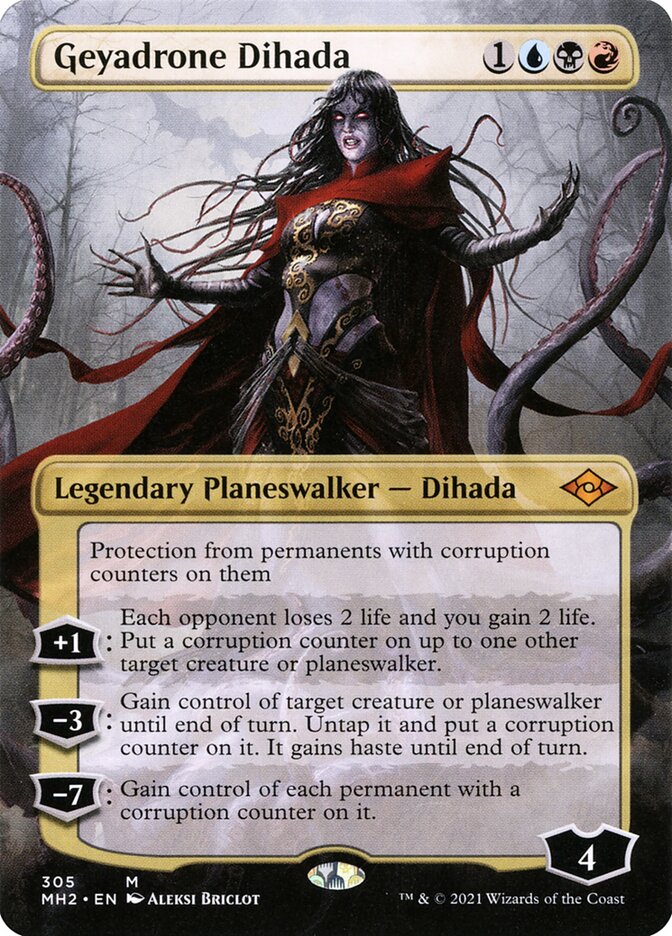 Geyadrone Dihada, Modern Horizons 2 Card Art