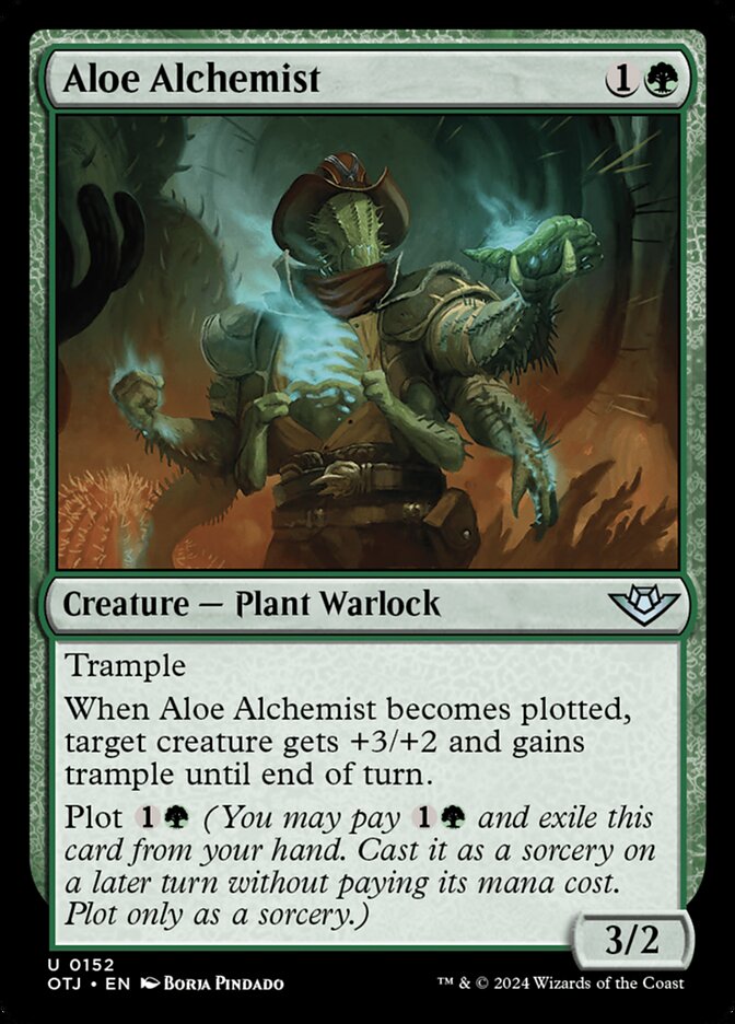 Aloe Alchemist, Outlaws of thunder junction Card Art
