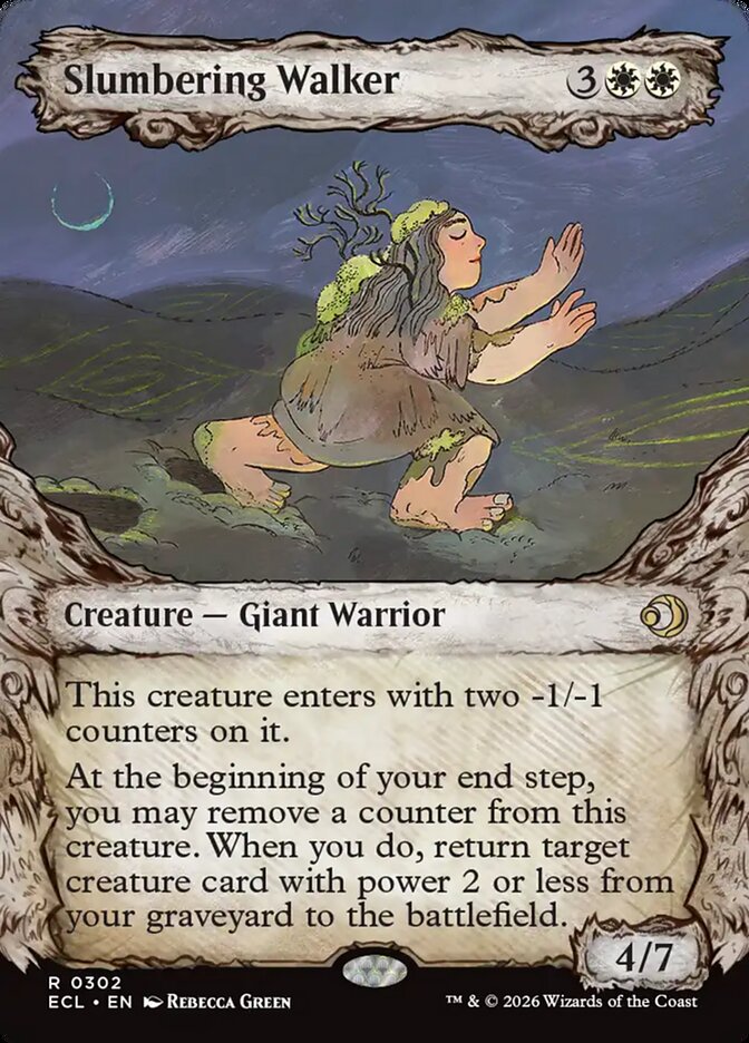 Slumbering Walker, Lorwyn Eclipsed Card Art