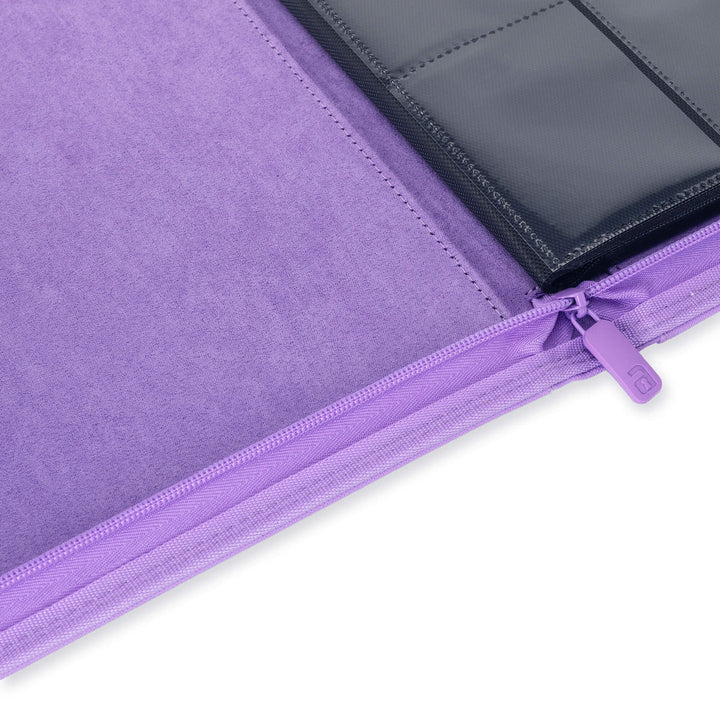 VaultX - 9-Pocket - Exo-Tec Zip Binder - Just Purple