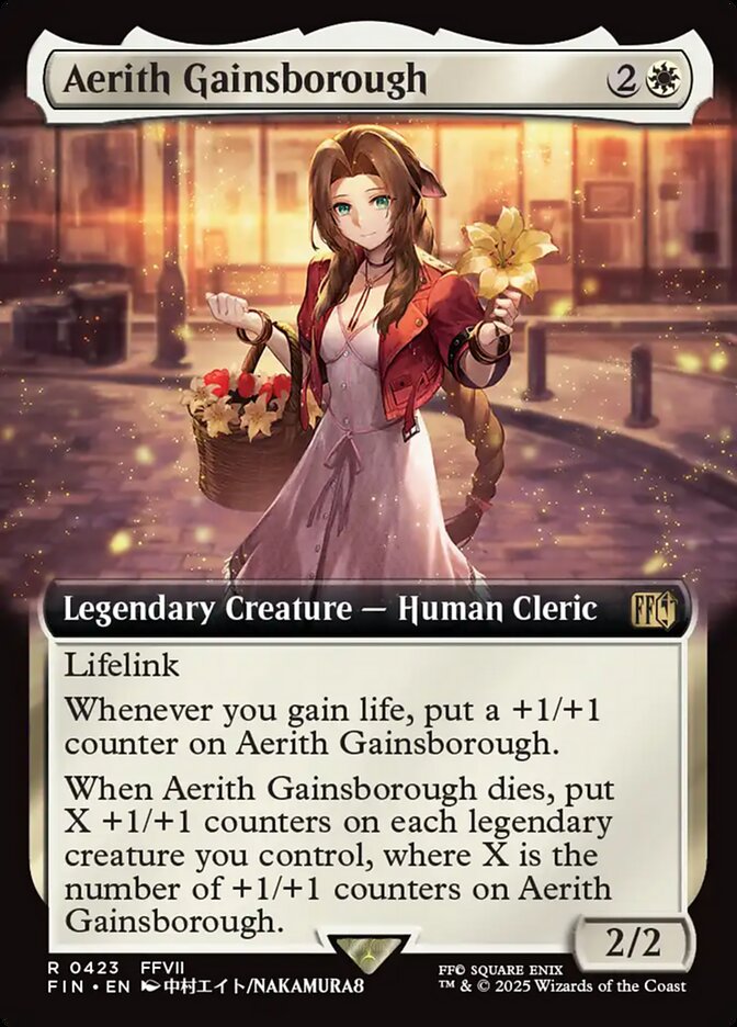 Aerith Gainsborough, Final Fantasy Card Art