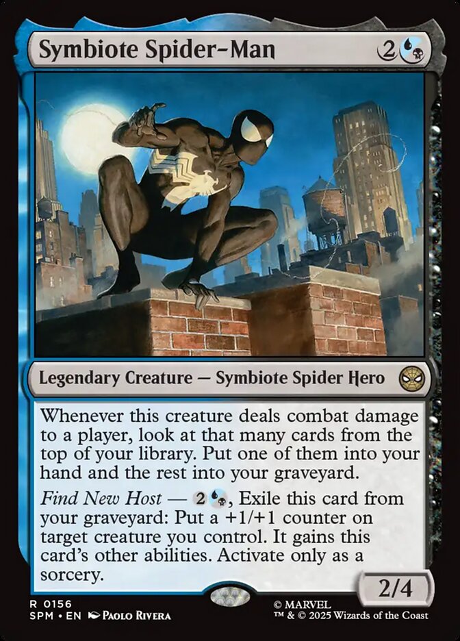 Symbiote Spider-Man, Marvel'S Spider-Man Card Art