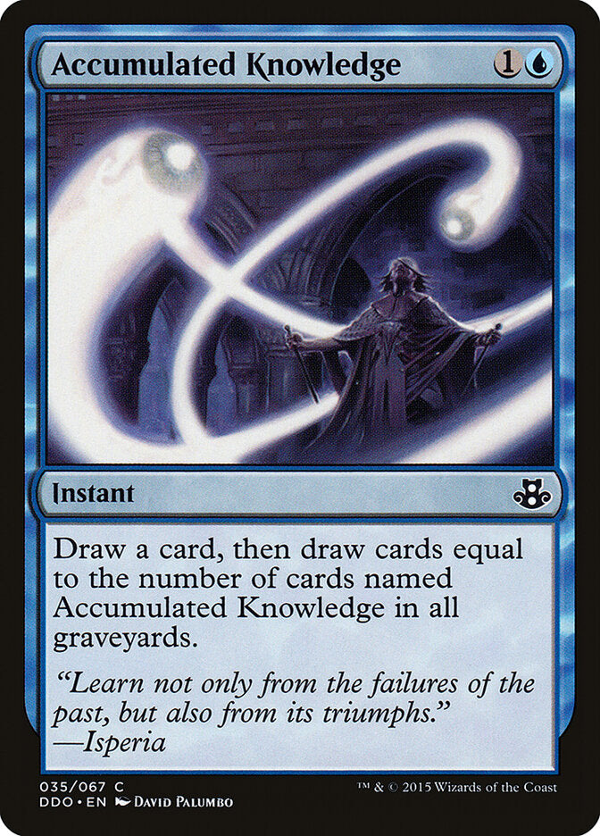 Accumulated Knowledge, Duel Decks: Elspeth Vs. Kiora Card Art