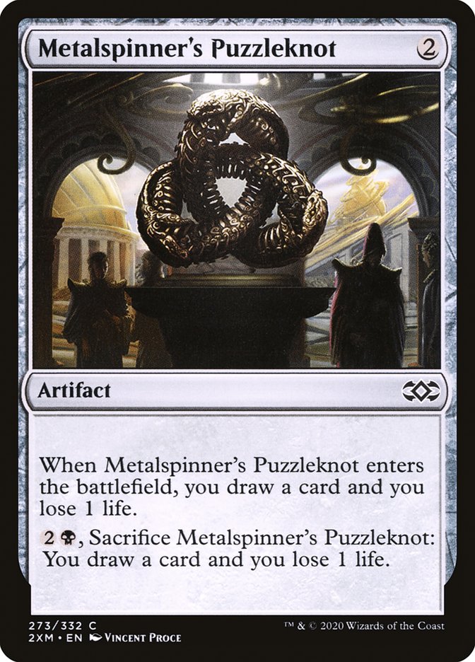 Metalspinner's Puzzleknot, Double masters Card Art