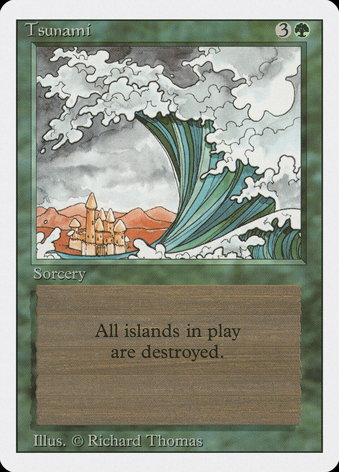 Tsunami, Revised edition Card Art