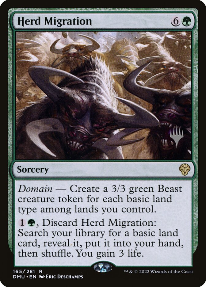Herd Migration, Dominaria United Promos Card Art