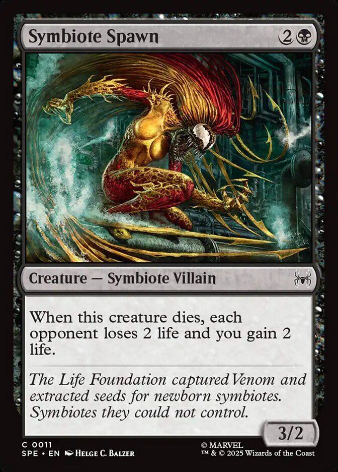 Symbiote Spawn, Marvel'S Spider-Man Eternal Card Art