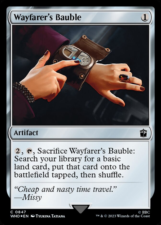Wayfarer's Bauble, Doctor Who Card Art