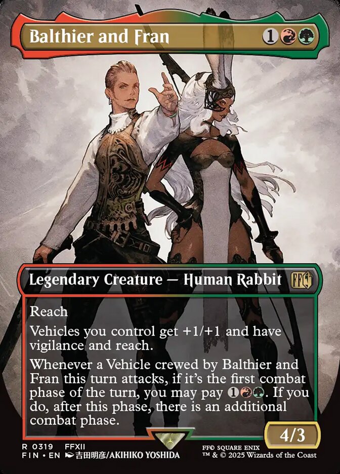 Balthier and Fran, Final fantasy Card Art