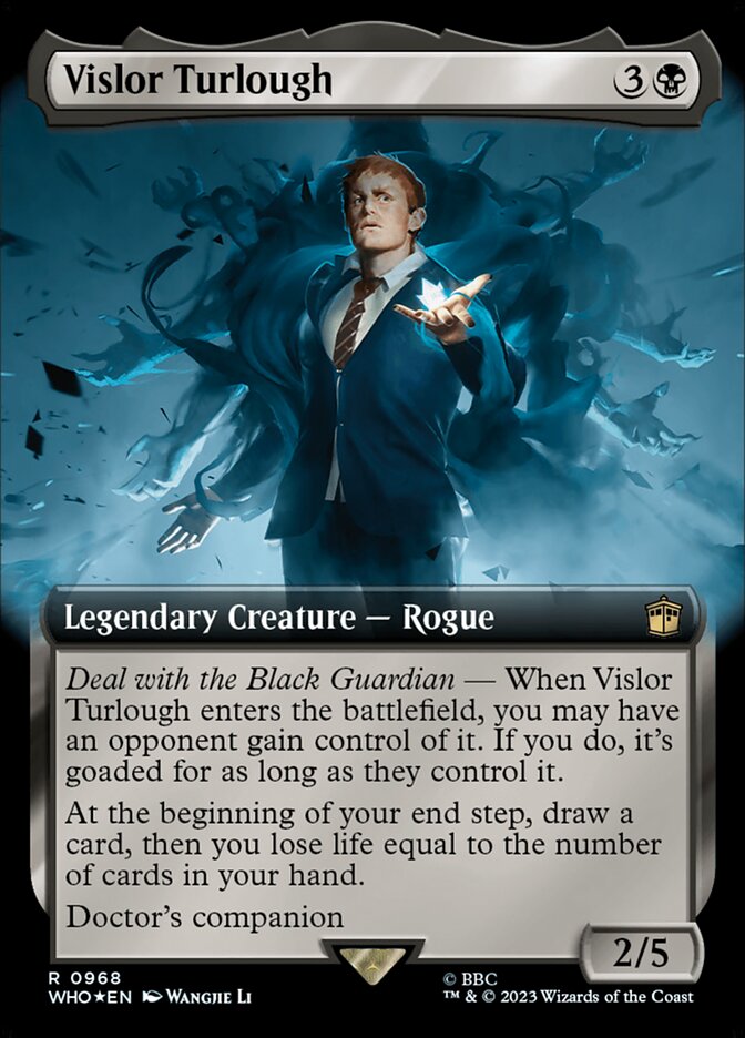 Vislor Turlough, Doctor Who Card Art