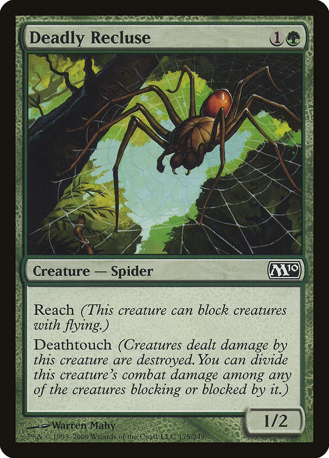 Deadly Recluse, Magic 2010 Card Art