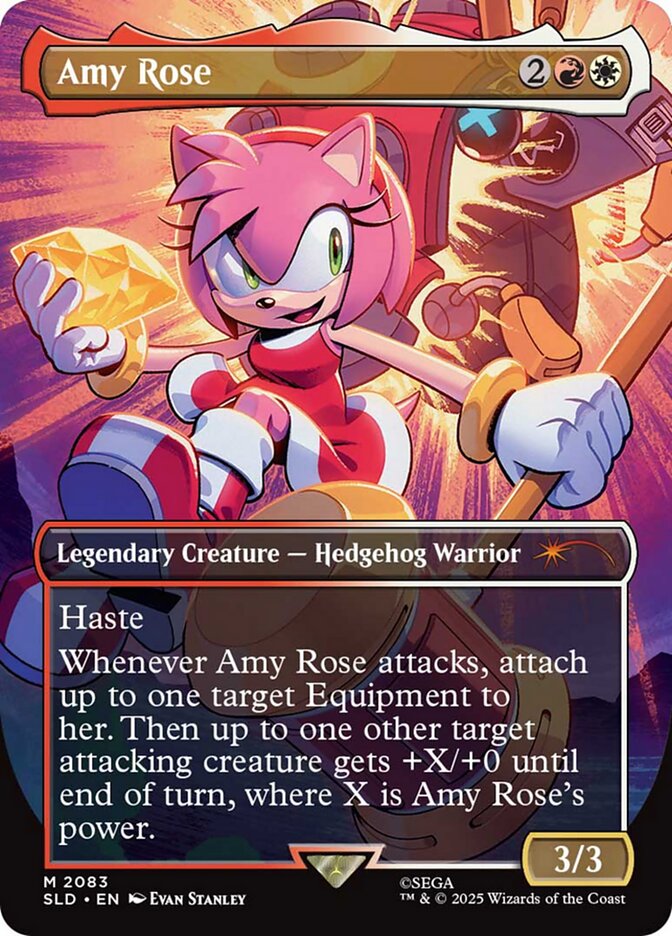 Amy Rose, Secret Lair Drop Card Art